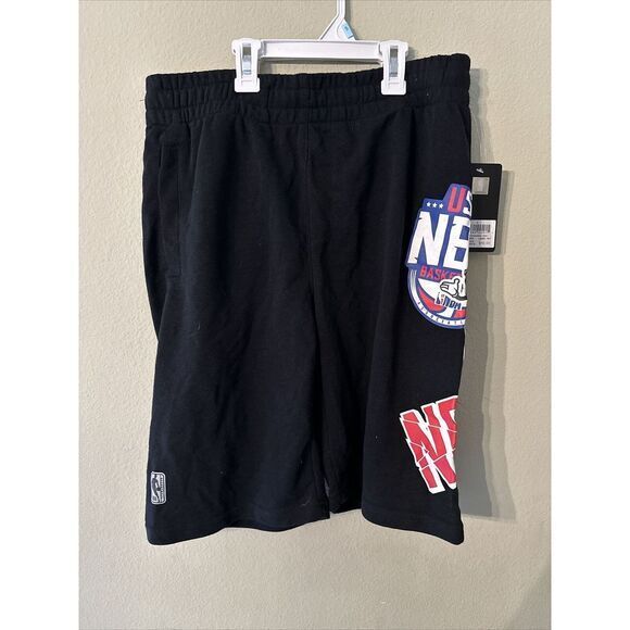 NBA USA Red Cotton Polyester Shorts Small‎ Basketball ZSMA205S NWT - Picture 1 of 6